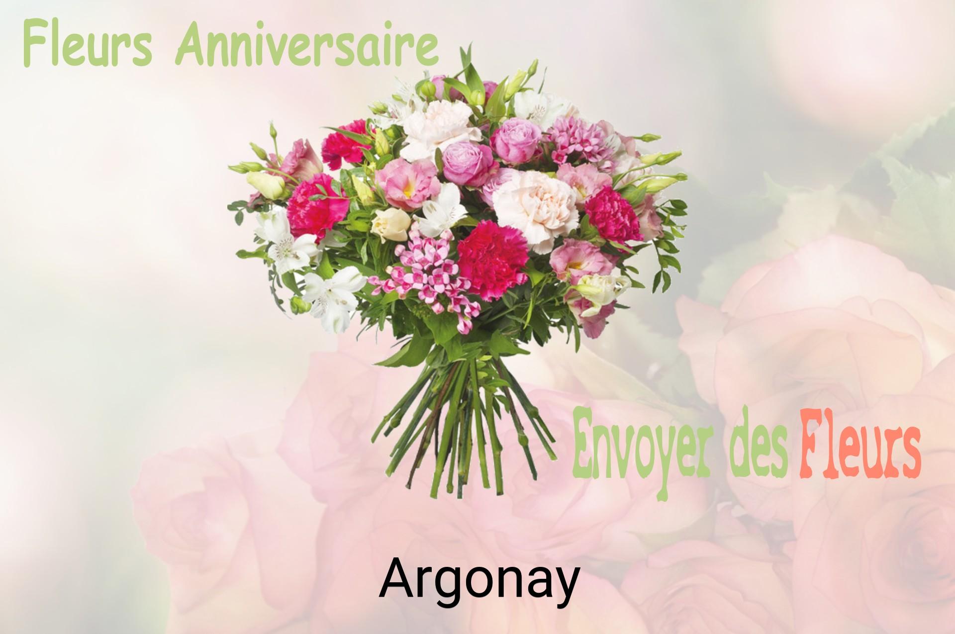 Bouquet de fleurs d’anniversaire livré à Argonay